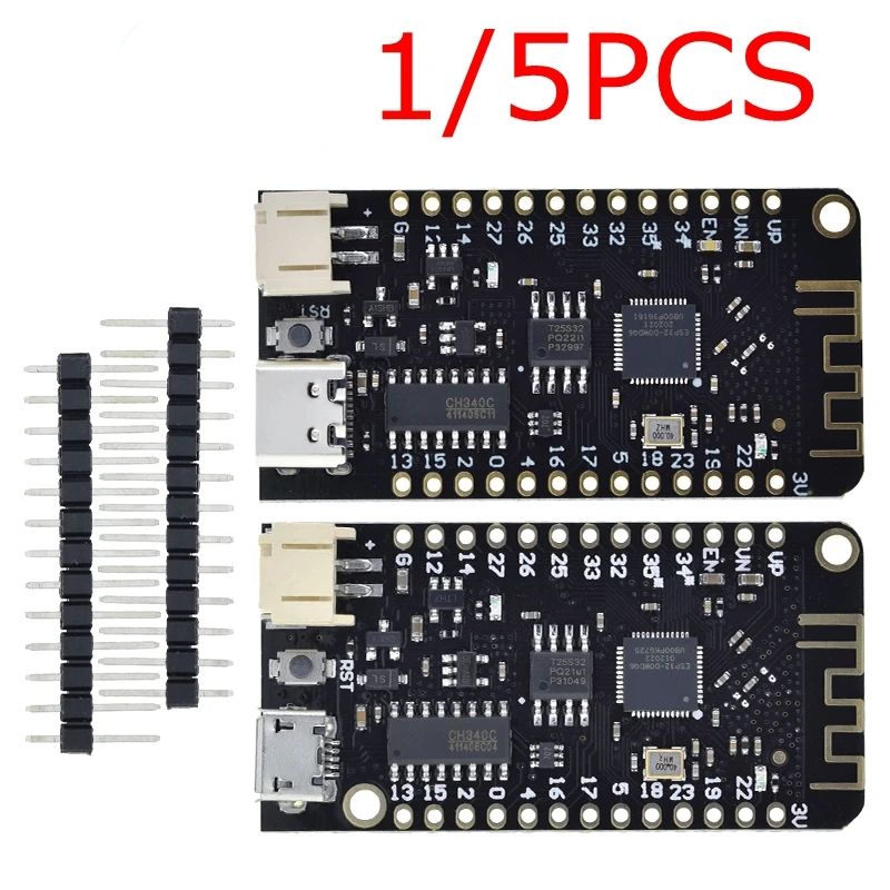 1/5PCS ESP32 LOLIN32 Wifi Bluetooth Development Board ESP32 ESP-32 REV1 CH340 CH340G MicroPython Micro/TYPE-C USB For Arduino