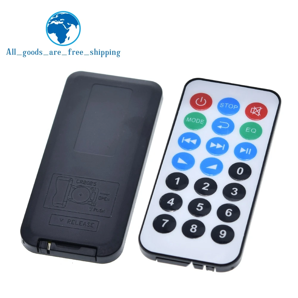 TZT 1/3PCS 21 key MP3 decoder board remote control without batteries