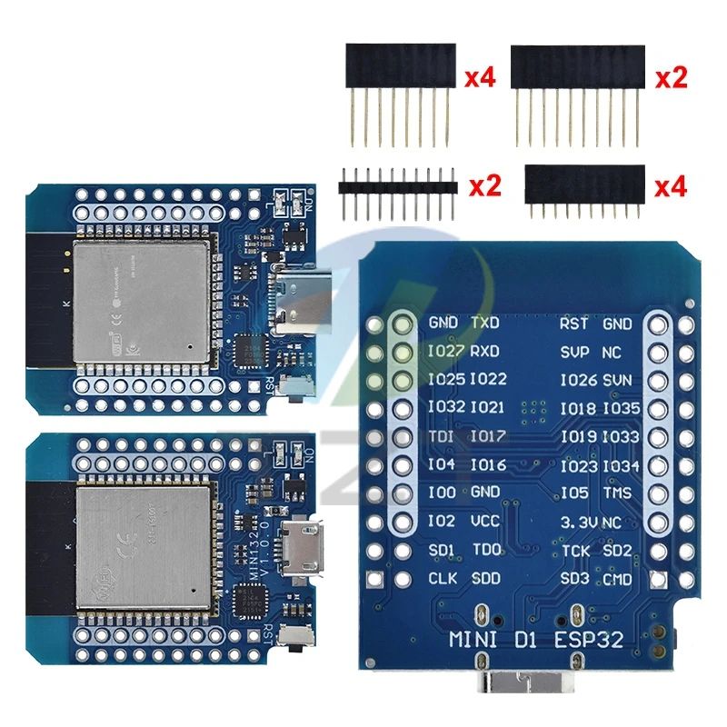 TZT D1 Mini ESP32 ESP-32 WiFi+Bluetooth Internet of Things Development Board based ESP8266 Fully Functional For Arduino ESP32