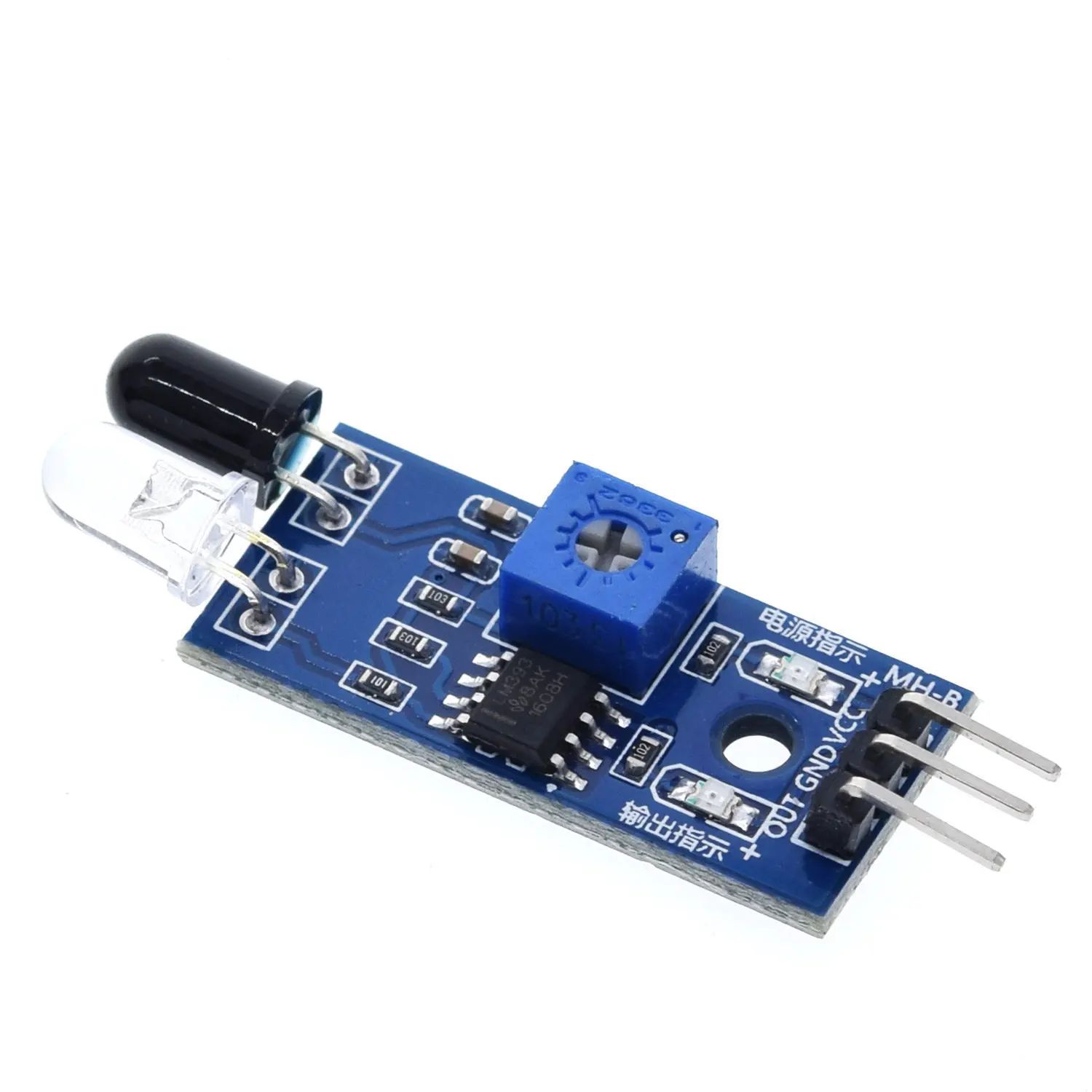 TZT 1/5PCS IR Infrared Obstacle Avoidance Sensor Module for Arduino Diy Smart Car Robot Reflective Photoelectric 3PIN