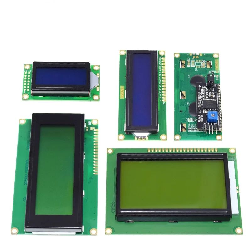 TZT LCD1602 LCD 1602 LCD2004 LCD 2004 LCD12864 LCD0802 Module Blue Green Screen 16x2 20X4 Character LCD Display Module HD44780