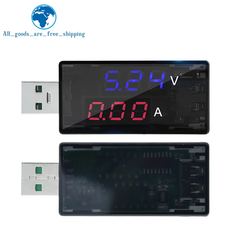 1/3PCS 6.5A 120W USB Charger Tester Doctor Voltage Current Detector Module Battery Capacity Tester Mobile Power Detector