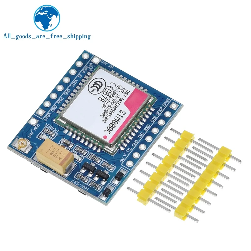 TZT SIM800C GSM GPRS Module 5V/3.3V TTL