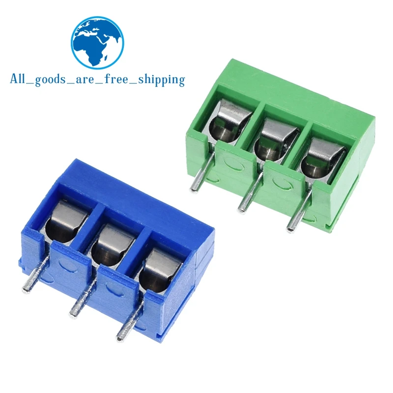 10/30pcs KF301-3P 301-3P 3P 3 Pin Plug-in Screw terminal-Block Connector 5.08mm Good