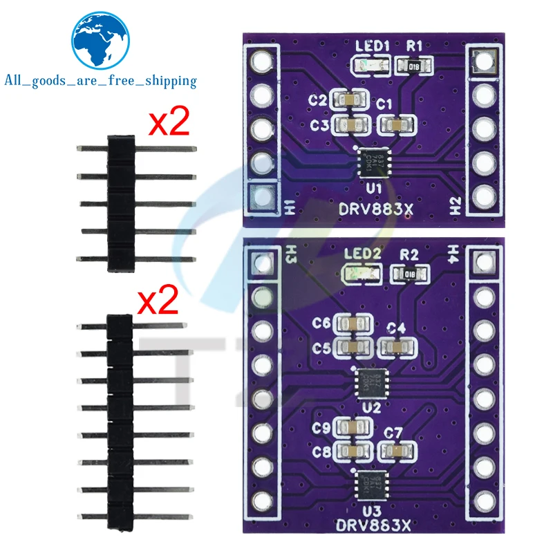 1/3PCS DRV8837 DC Motor Drive Module 1 Channel and 2 Channels 1.8A Stepper Motor Drive Board