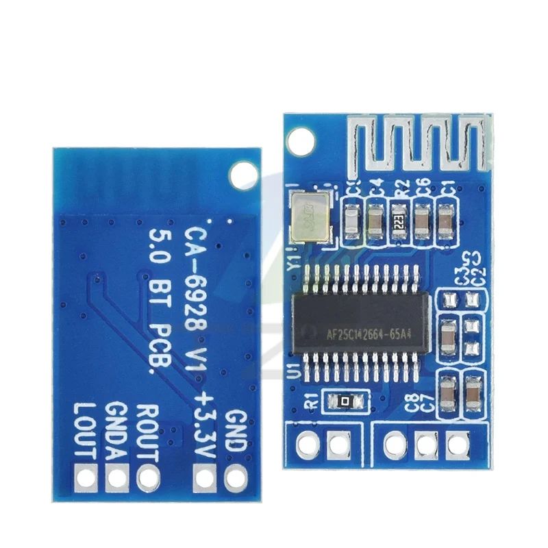 TZT 1/3PCS Ca-6928 Bluetooth Audio Module Led Power 3.7V-8V Audio Dual Digital Audio Amplifie Module Board