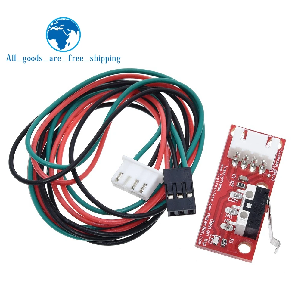 1/3PCS Endstop Mechanical Switch with 3 Pin 70cm Cable For TZT RAMPS 1.4 Control Board Part Switch Accessories 3D Printers Part