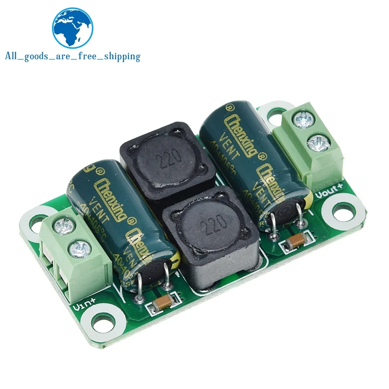 TZT 1/3PCS DC Power Supply Filter Board 0-50V 4A Class D Power Amplifie Interference Suppression Board