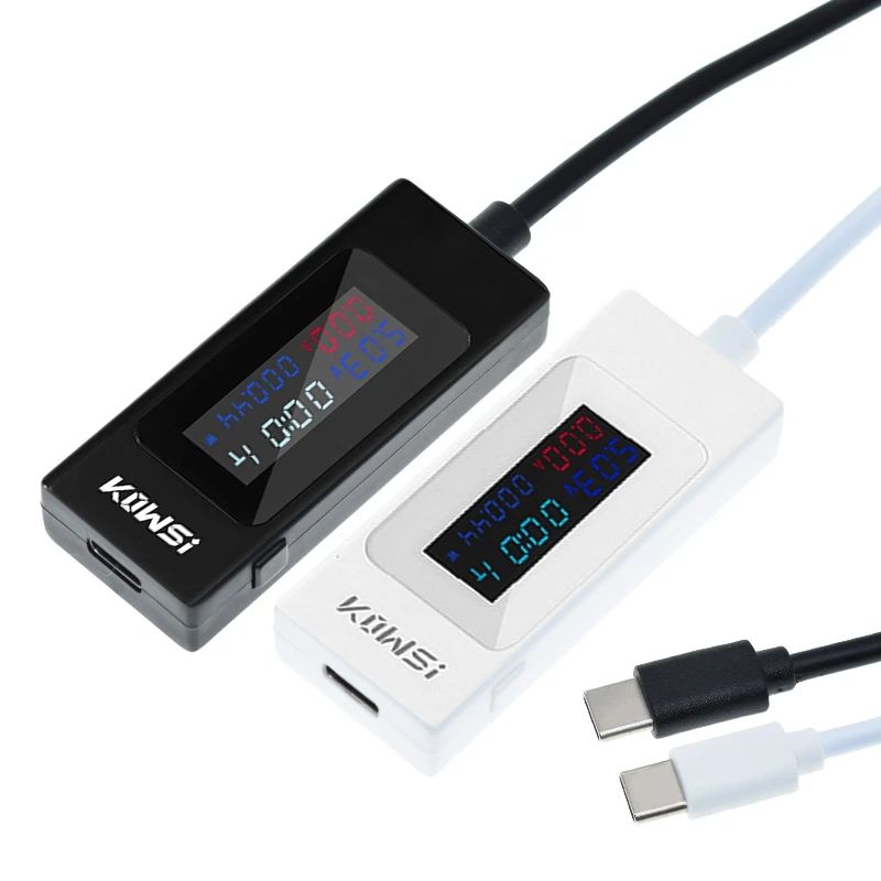 1/3PCS KWS-065C Type-c USB-C Voltage Current Tester 4-30V Digital Monitor USB Charger Tester