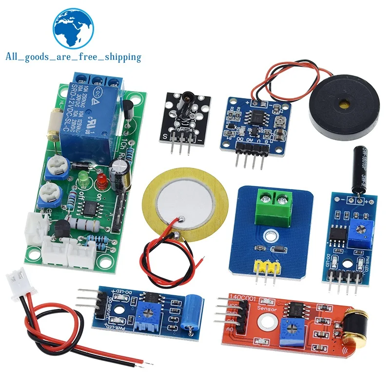 Piezoelectric shock tap / ceramic Piezo / 801s Shake / SW-420 / SW18010P / SW-18015P vibration Switch Sensor Module For Arduino