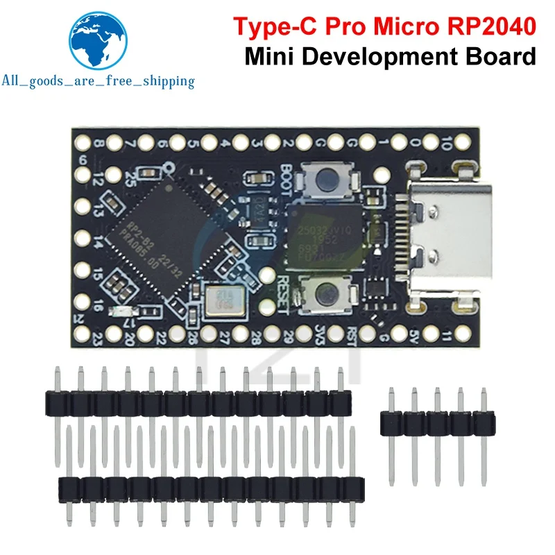1/3PCS RP2040 Pro Micro Development Board 4MB Dual-Core Supports Mciro Python Compatible For Raspberry PI PICO
