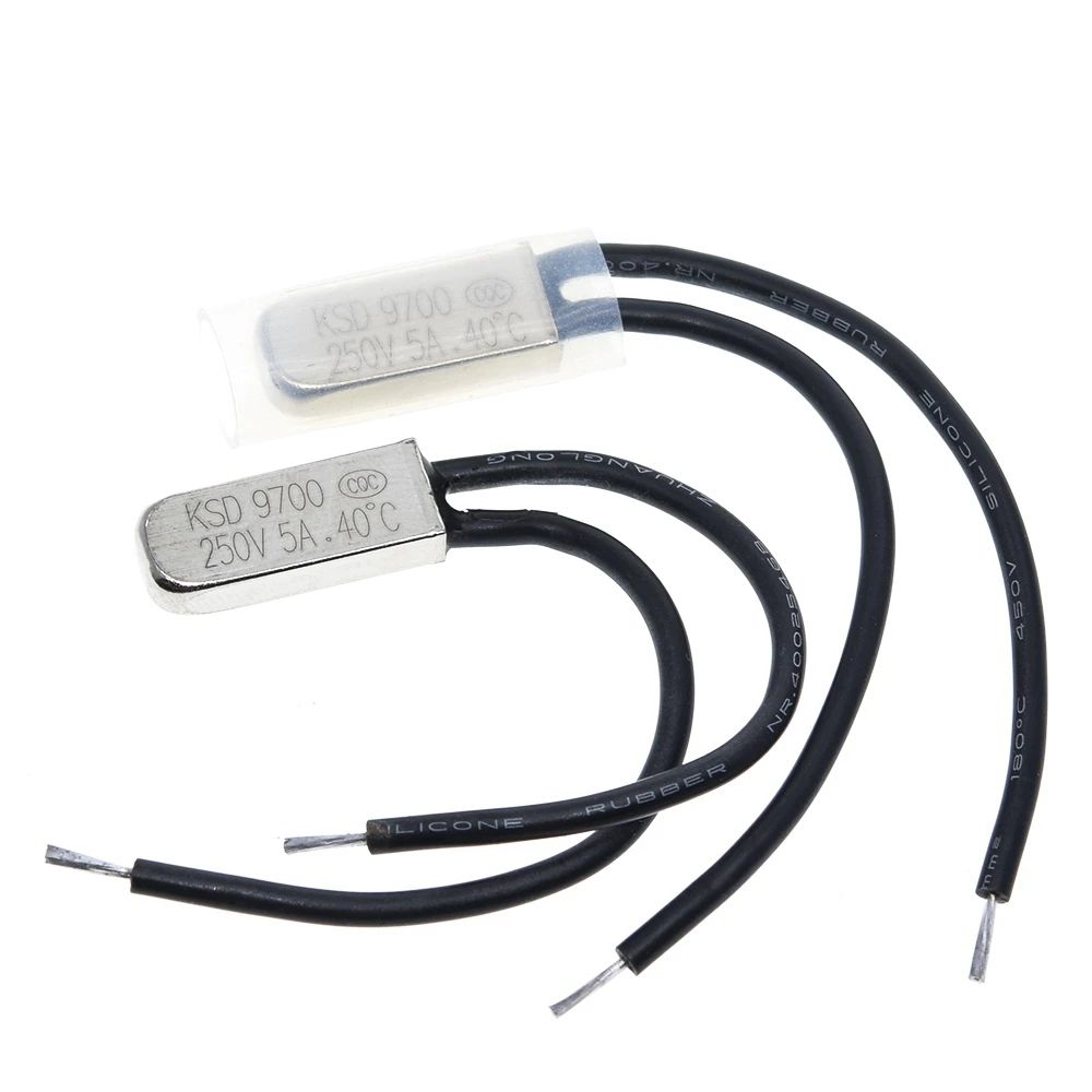 1/3pcs KSD9700 250V 5A Metal Temperature Switch N/C 15~70 degree centigrade Normal Close