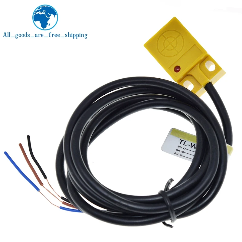 1/3PCS TL-W5MC1 5mm 3 Wire Inductive Proximity Sensor TZT Detection Switch NPN DC 6-36V for Arduino