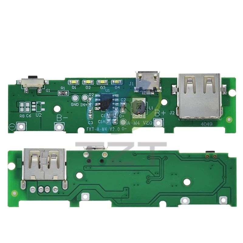 1/3pcs 5V 1A Power Bank Charger Module Charging Circuit Board TZT Step Up Boost Power Module For Xiaomi Mobile Power Bank DIY