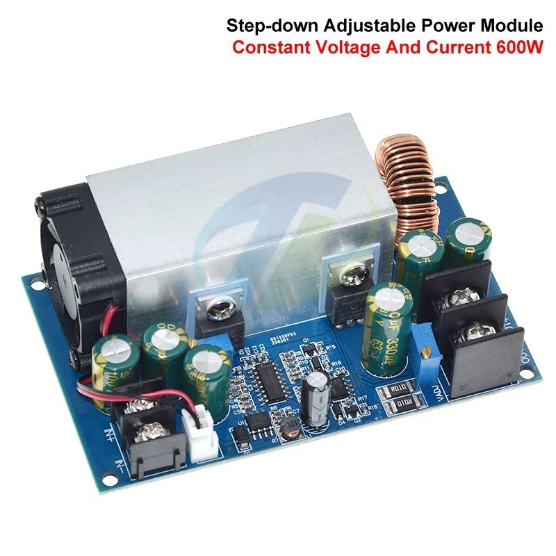 1/3PCS DC12-75V 600W 25A DC-DC Buck Constant Voltage Constant Current Converter Buck Regulator Adjustable Power Module