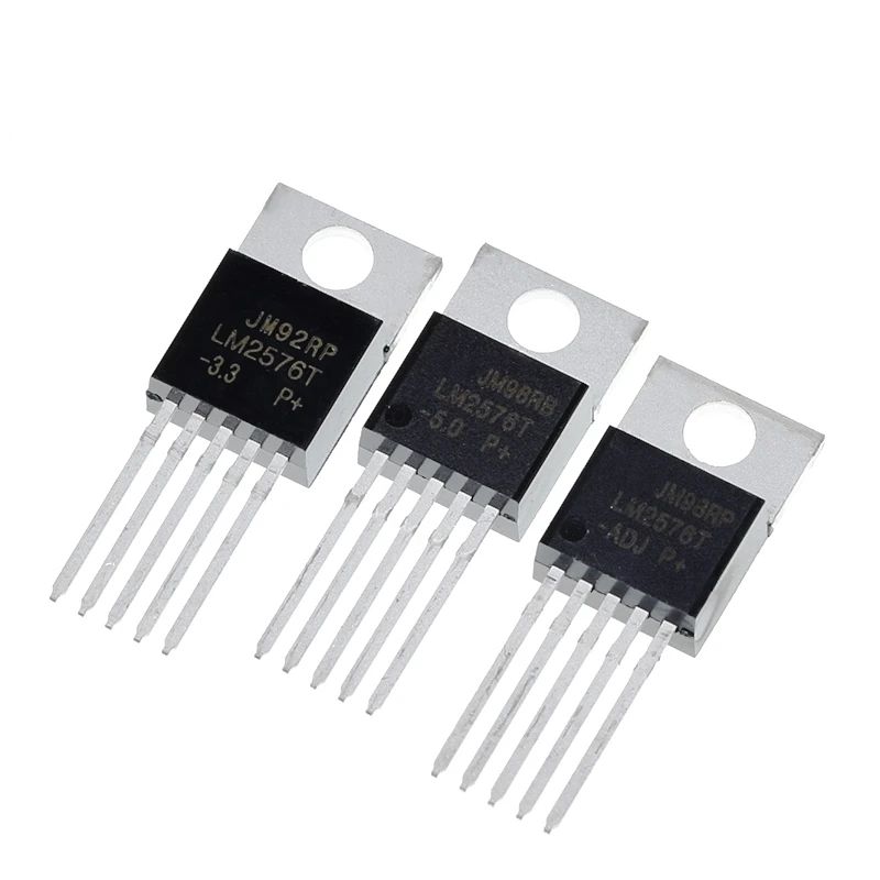 TZT 10/30PCS LM2576 LM2576T LM2576T-ADJ LM2576T-3.3 LM2576T-5.0 Voltage reduction module