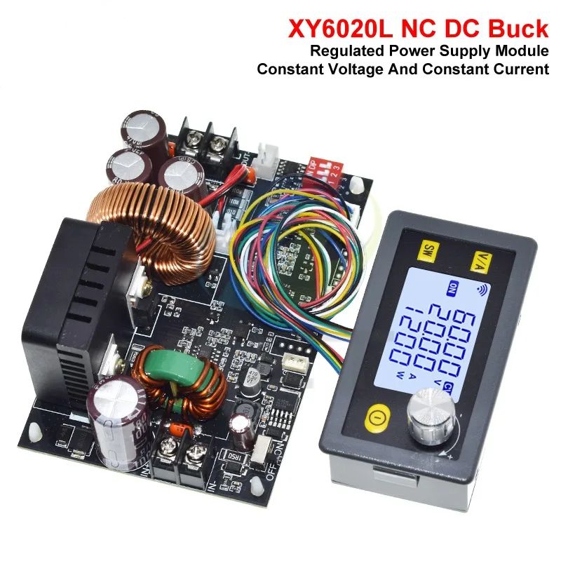 20A 1200W CNC Adjustable Direct Current Stabilized Voltage Power Supply Base Plate Constant Voltage and Current Step-down Module