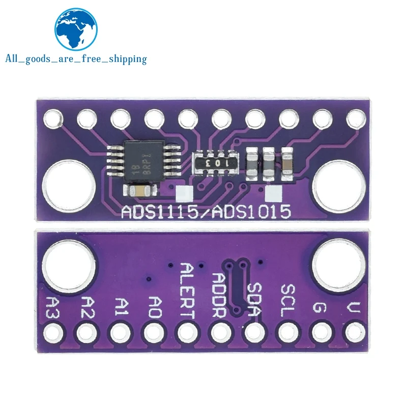 1/3PCS TZT ADS1015 12 Bit Precision Digital Converter Module For Arduino