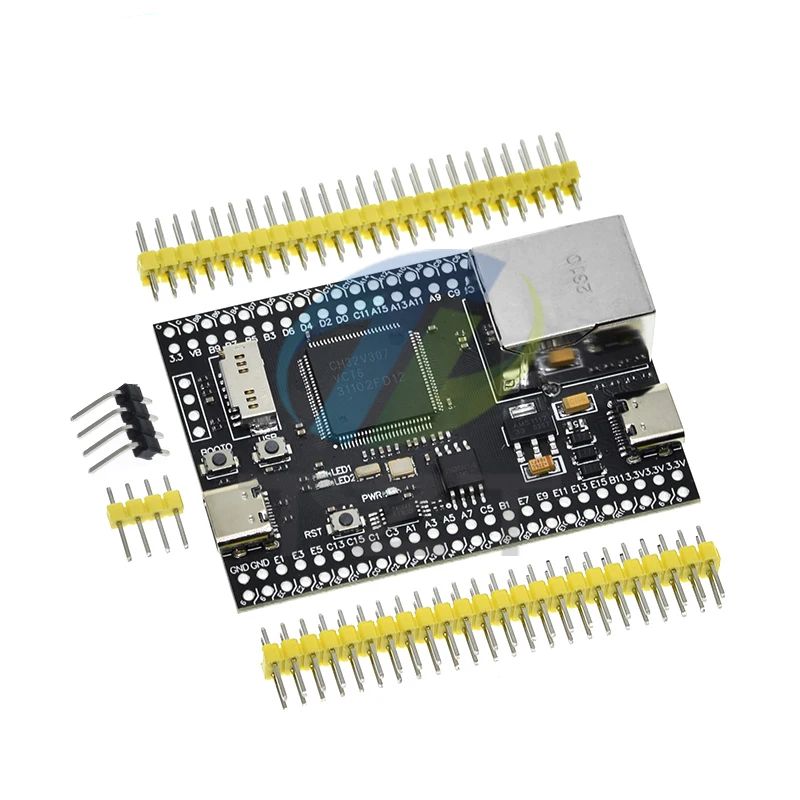 TZT CH32V307VCT6 RISC-V Core Development Board with RT-Thread Support 32-bit RISCV Controllers Onboard for Embedded Systems