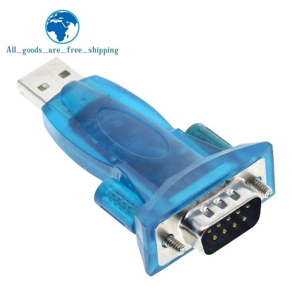 TZT 1/3PCS HL-340 USB to RS232 COM Port Serial PDA 9 pin DB9 Adapter support Windows7-64