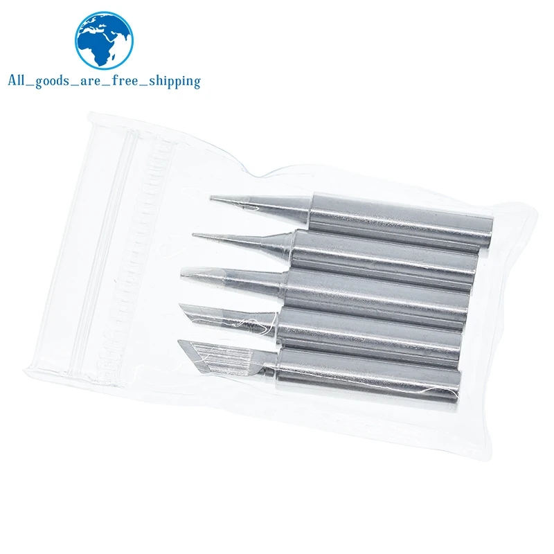 TZT 1BAG=5Pcs I+B+K+2.4D+3C Soldering Iron 900M Soldering Iron Head Set Inside Hot Bare Copper Electric Soldering Iron Tip
