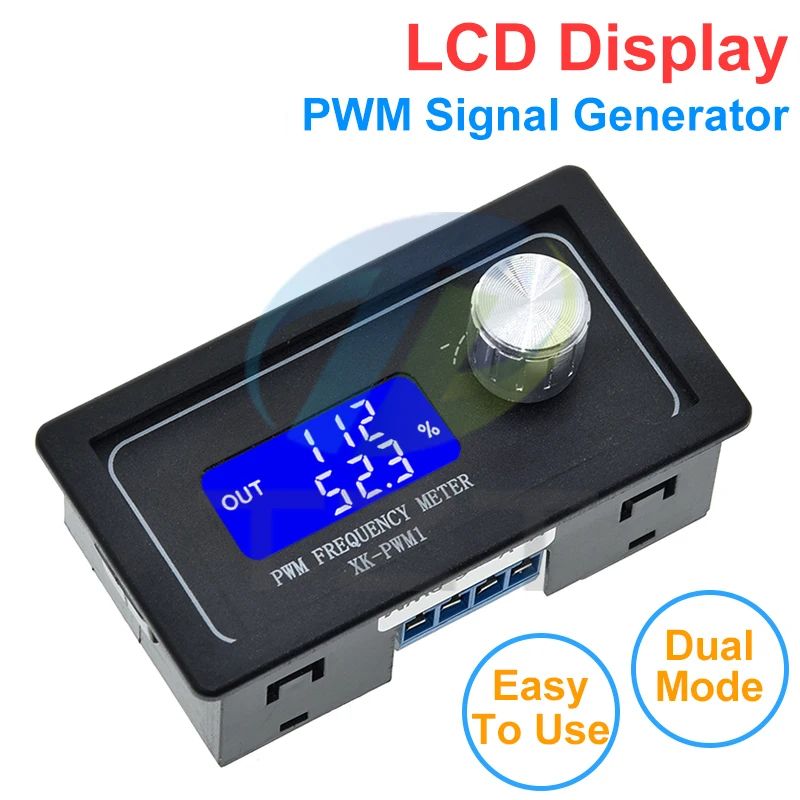 TZT Signal Generator PWM Pulse Frequency Duty Cycle Adjustable Module LCD Display 1Hz-150Khz 3.3V-30V PWM Board Module