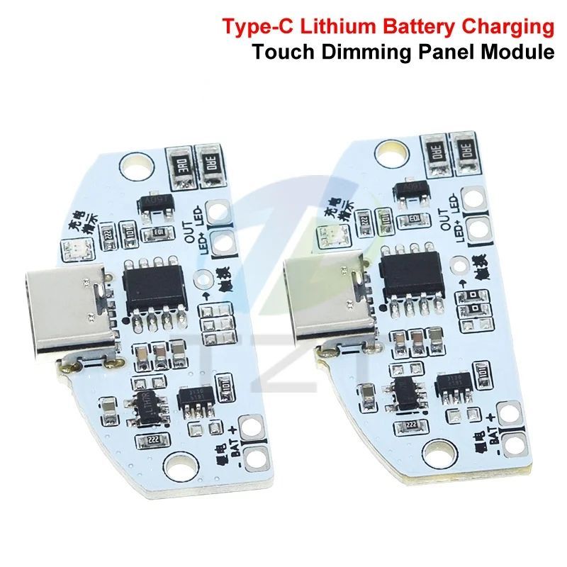 1/3PCS Type-C Table Lamp Circuit Board USB Charging Three Gear Stepless Dimming Led Touch Small Night Lamp Control Module