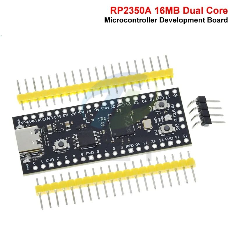 1/3PCS Raspberry Pi Zero Pico2 Development Board RP2350 16MB Microcontroller RP2040 Raspberrypi C Type-c Connector Power Supply