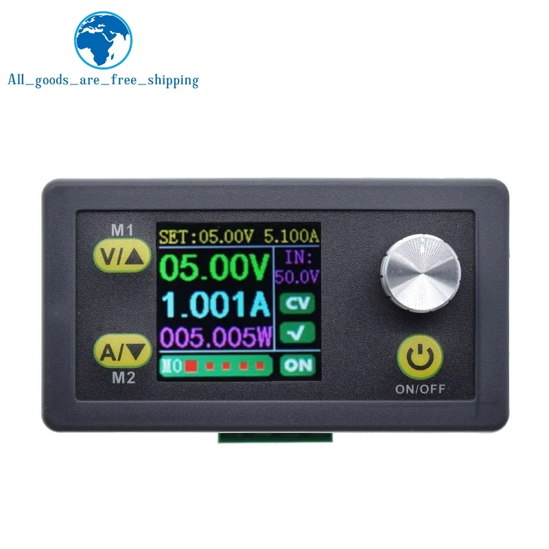 DC DC Buck Converter CC CV 50V 5A 250W Power Module Adjustable Regulated power supply Constant current and constant voltage