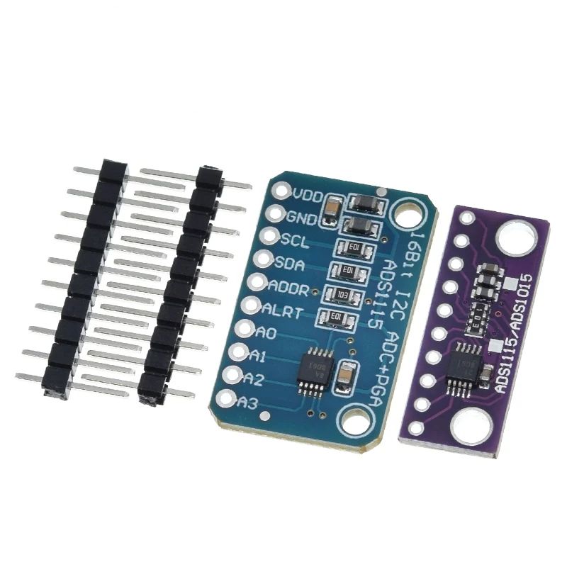 TZT1/3PCS 16 Bit I2C ADS1115 Module 4 Channel with Pro Gain Amplifiers