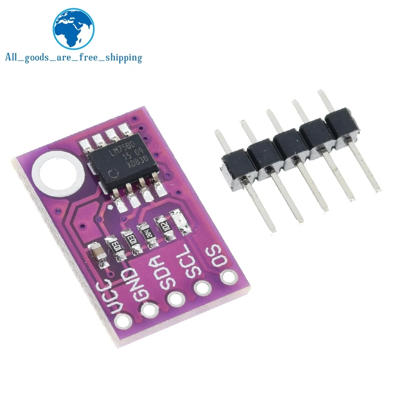 TZT 1/3PCS LM75 LM75A Temperature Sensors Module For Arduino