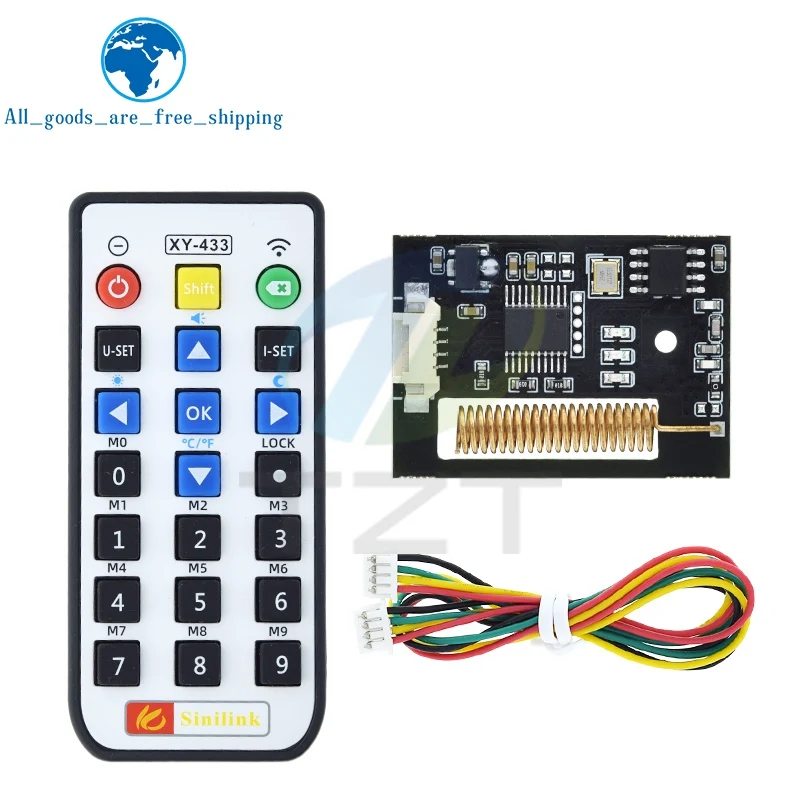 1/3SET CNC Power Supply 433M Remote Control Module To Serial Port Digital Keyboard Control
