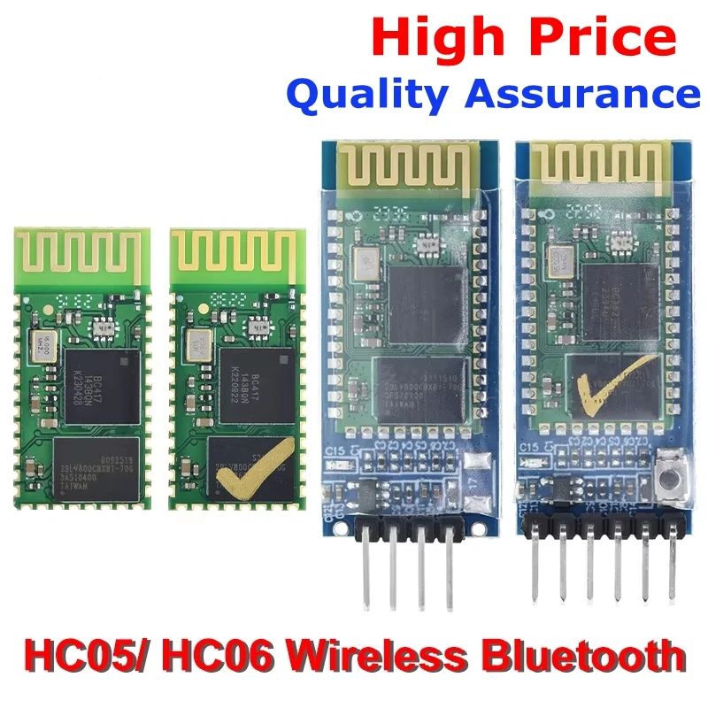 TZT 1/3PCS HC-05 HC 05 HC-06 HC 06 RF Bluetooth-Transceiver Slave Module RS232 / TTL to UART Converter And Adapter