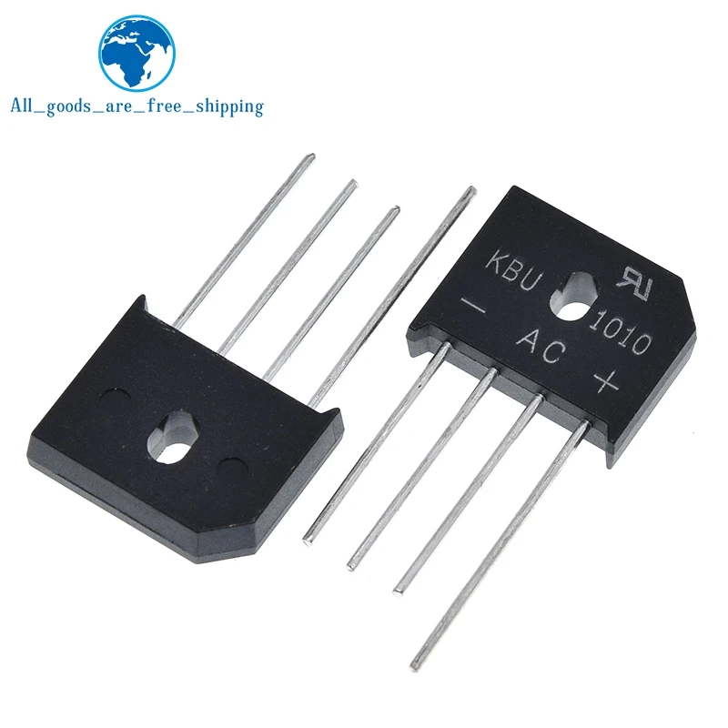 TZT 5/10PCS KBU1010 KBU-1010 10A 1000V