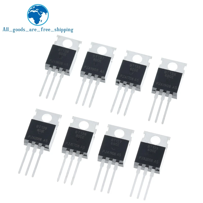 TZT 10/30PCS BT136-600E BT137-600E BT138-600E BT139-600E BT136-800E BT137-800E BT138-800E BT139-800E BT136 BT137 BT138