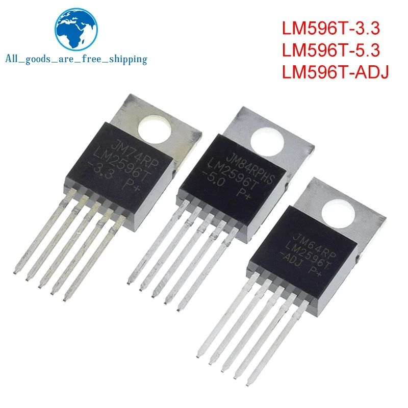 10/30PCS TZT LM2596T-ADJ LM2596T-3.3 LM2596T-5.0 Voltage Regulator 3A Adjustable NEW