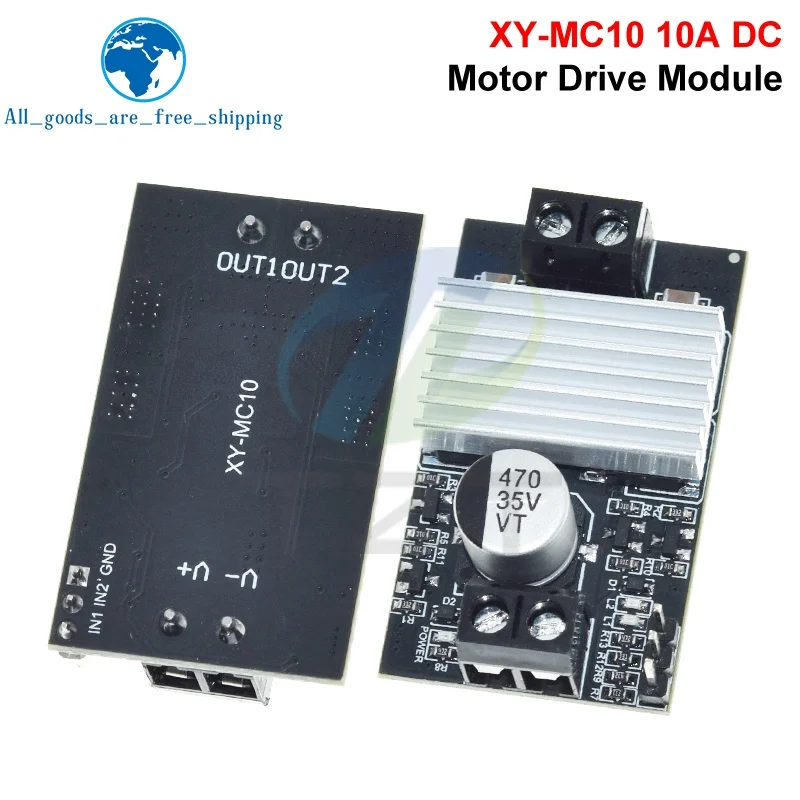 1/3PCS 10A DC Motor Drive Module PWM Speed Regulation Dimming 3V-20V Low Voltage High Current