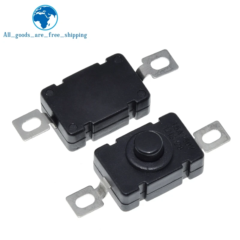 10/30pcs KAN-28 TZT 1.5A 250V Flashlight Switches Self Locking SMD Type 18 x 12mm Push Button Switches 1812-28A