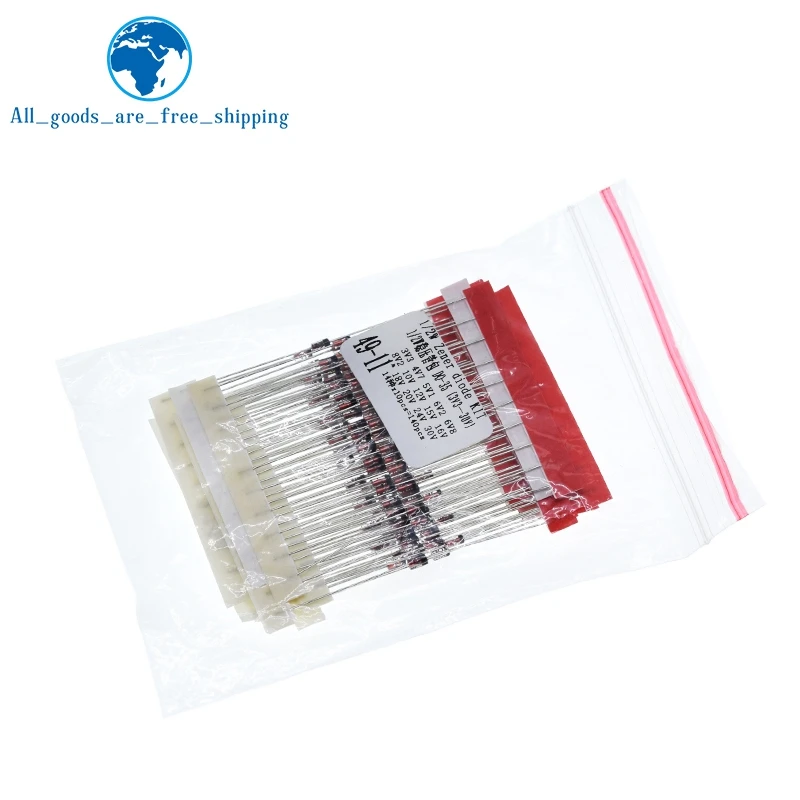 TZT 140PCS 1/2w 0.5W 3.3-30V 14values*10pcs=140pcs electronic diy kit