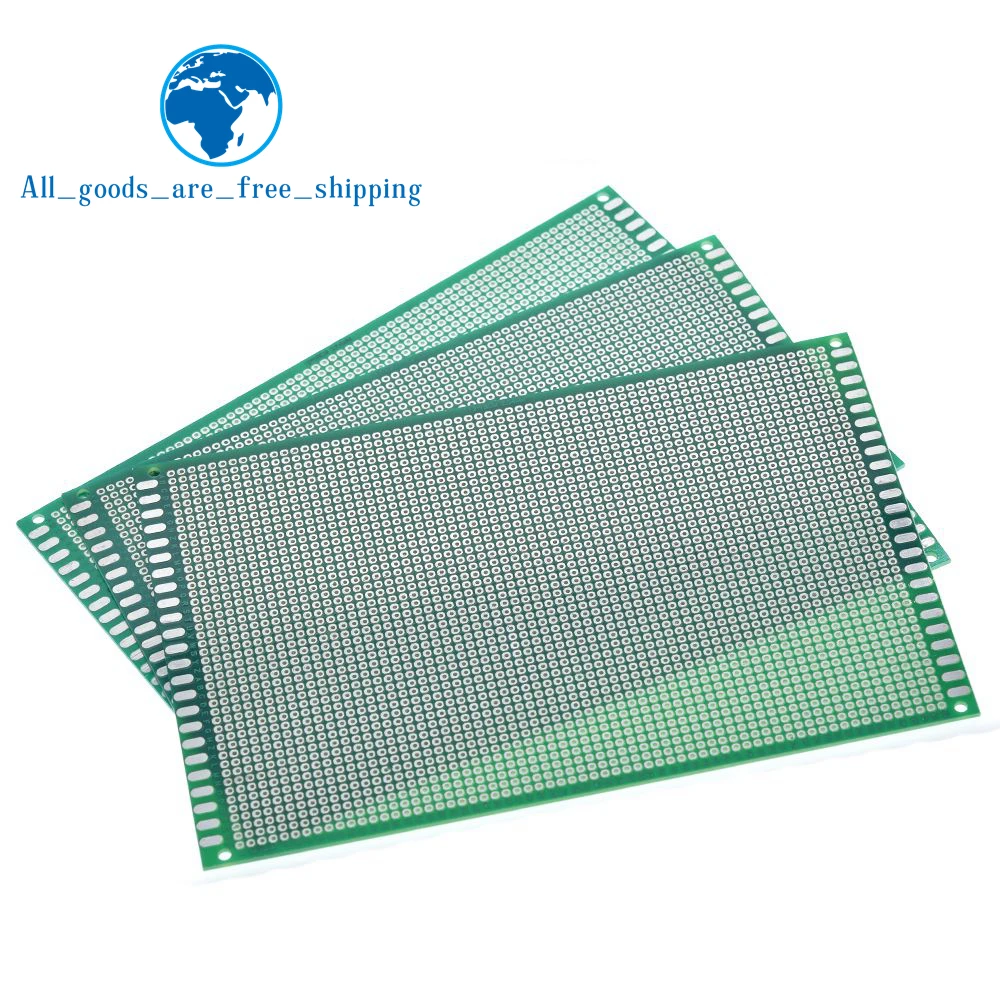 TZT 1/3pcs 12x18cm 120x180 mm Single Side Prototype board Universal board for arduino