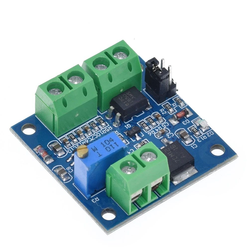TZT PWM to Voltage Converter Module 0%-100% to 0-10V for PLC MCU Digital to Analog Signal PWM Adjustabl Converter Power Module
