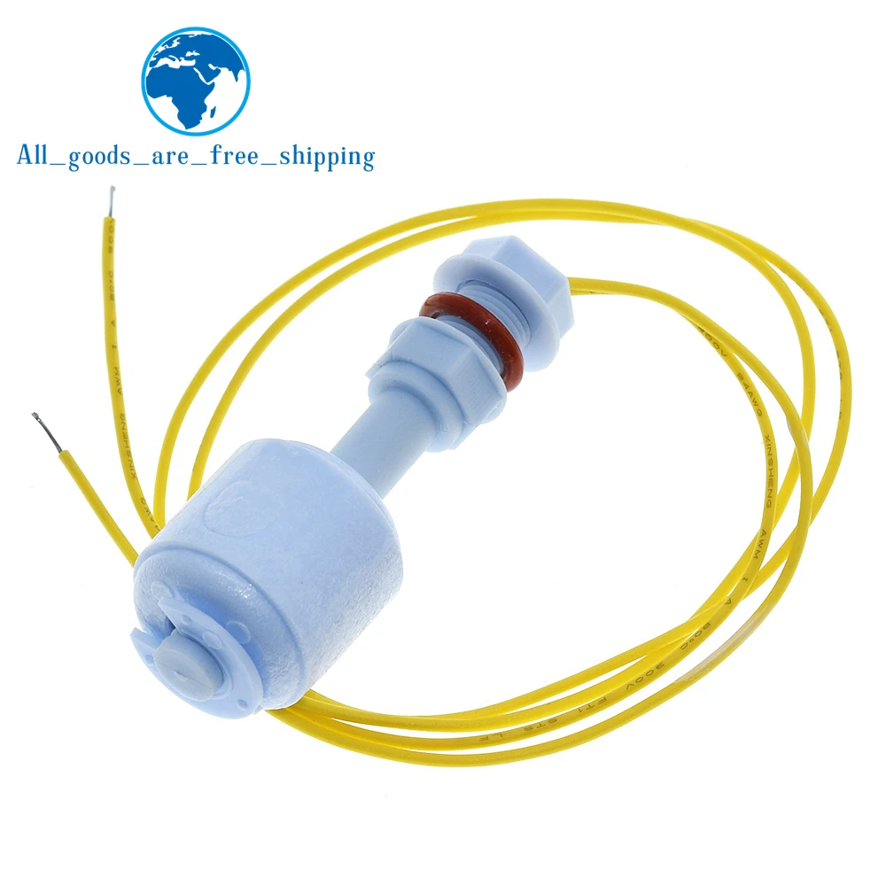 TZT 1/3PCS 52mm PP Liquid Water Level Sensor Horizontal Float Switch Down For Arduino
