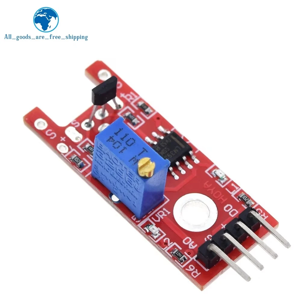 1/3PCS KY-024 A3144 Linear Magnetic Hall Switches Speed Counting Sensor Module
