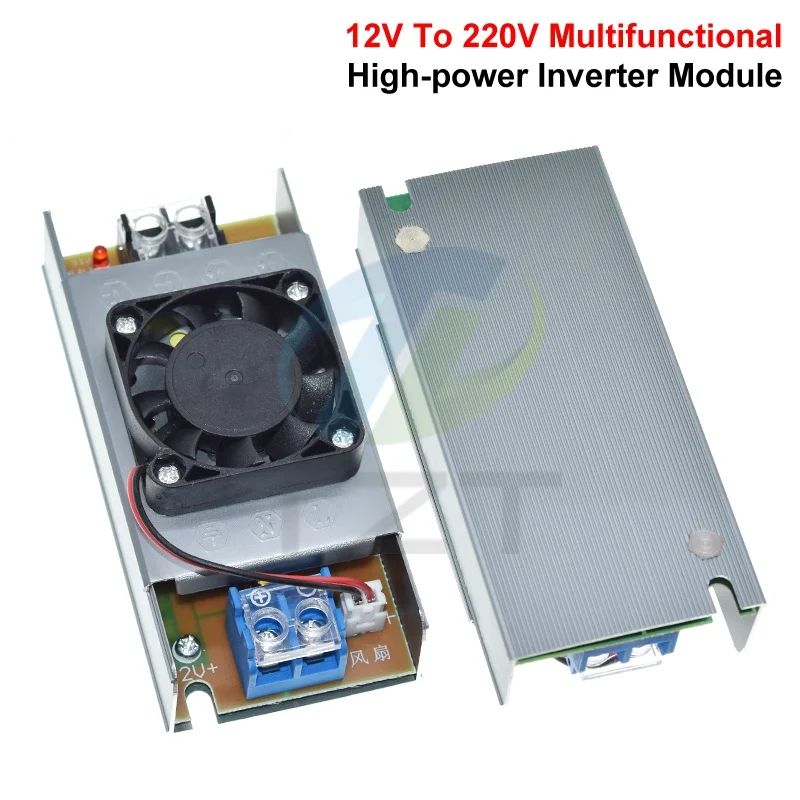 1/3PCS Waterproof DC12V To AC220V Step UP Power Module 150W 50HZ DC-AC Boost Inverter Module Power Regulator With Cooling Fan