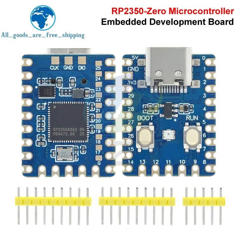 1/3PCS RP2350-Zero Mini Development Board RP2350 Based on Raspberry Pi RP2350A Dual-Core Built-in 520KB 4MB Flash Type-c USB