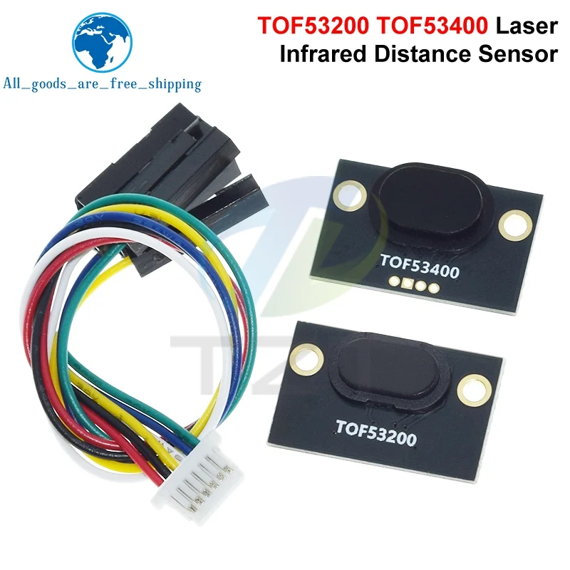 1/3PCS TOF53200 TOF53400 2M / 4M Laser Infrared Distance Measurement Sensor Module MODBUS IIC Serial Mode For Arduino
