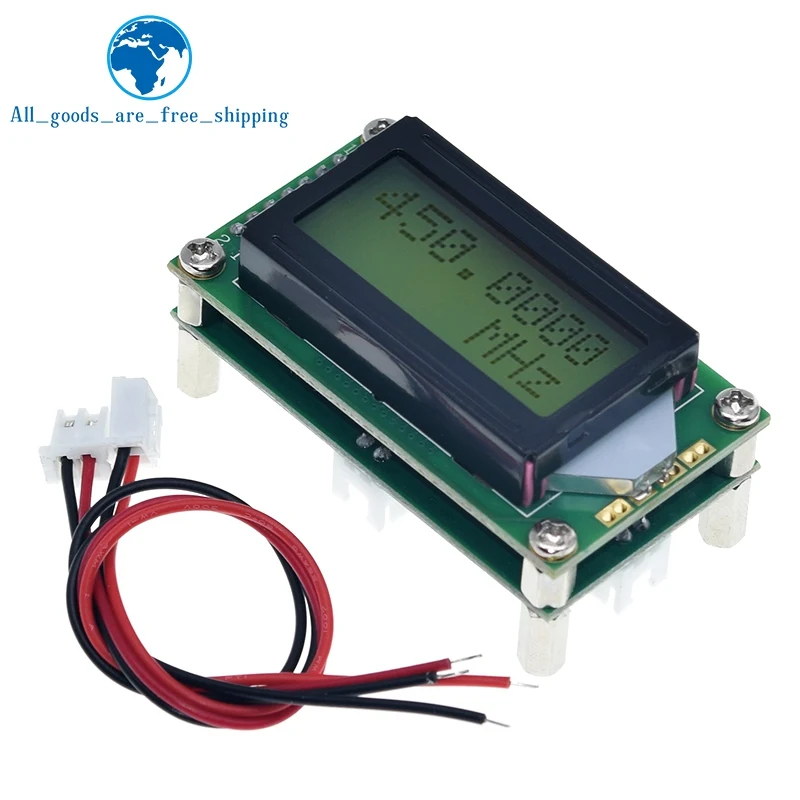 TZT 1/3PCS 1-500MHz Frequency Counter Tester RF Meter Module Measurement Module LCD Display With Backlight