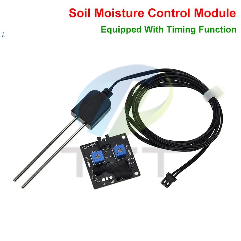 Soil Moisture Sensor Module With Delay Function Soil Humidity Detection Meter Hygrometer Water Tester Corrosion Resistance Probe