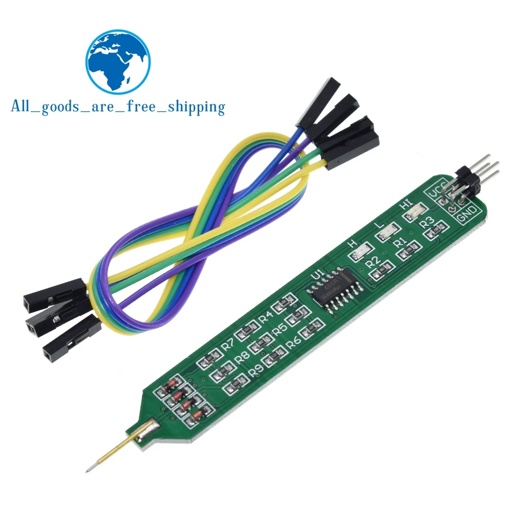 TZT 1/3PCS Logic Tester Pen Level Tester 5V 3.3V Digital Circuit Debugger Convenient and Quick Learning Board Necessary Tools