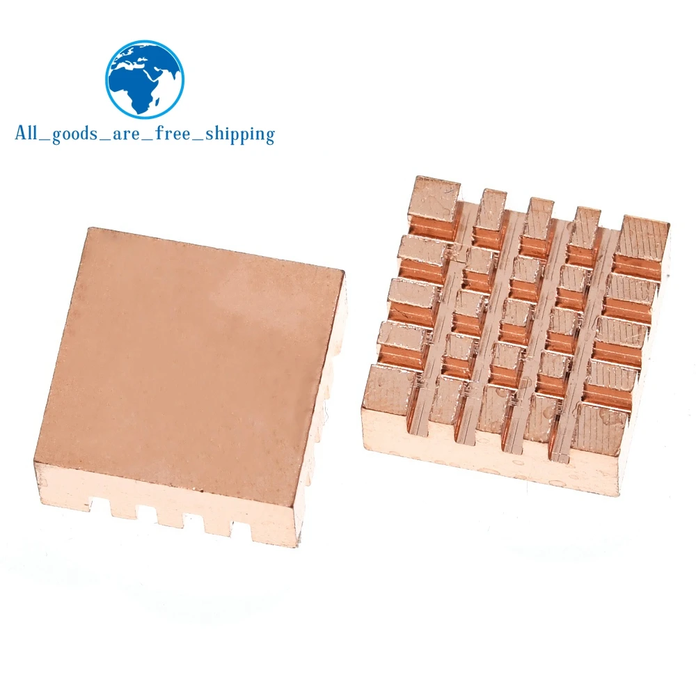 TZT 1/3pcs New RHS-03 Copper Heat Sink for DDR DDR2 DDR3 RAM Memory Cooler